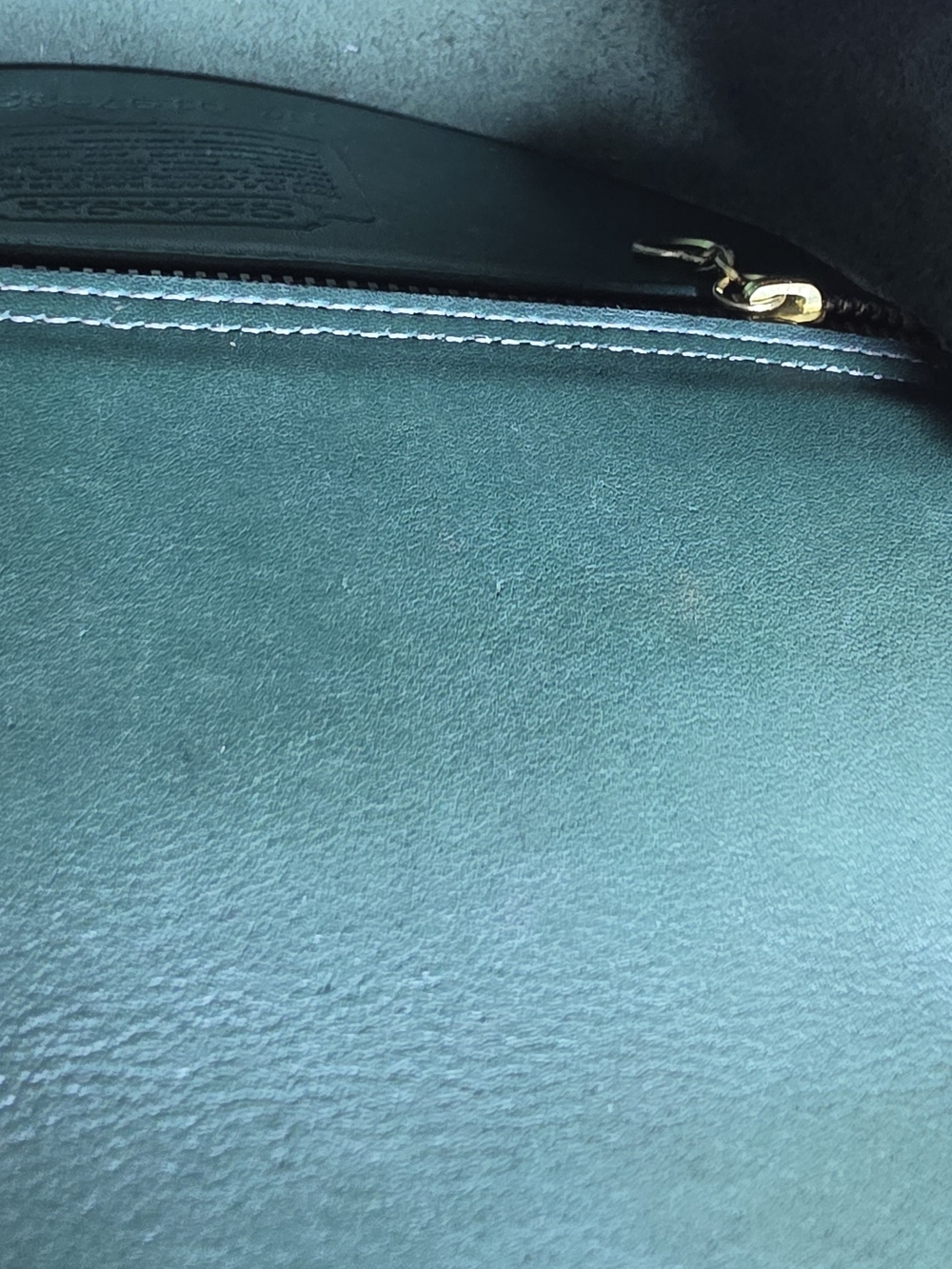 Vintage Coach Casey 9923 Bottle Green Leather Crossbody Pre-1994 USA - Picture 10 of 11